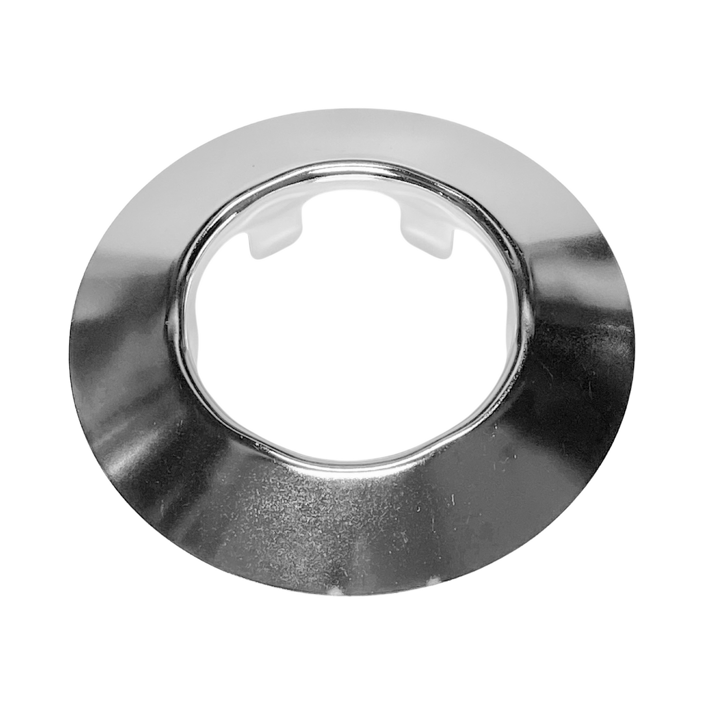 Adjustable Fire Sprinkler Escutcheon Skirt, SHORT TAPER Escutcheon Pendant Skirt Chrome Plated, Works with Standard 401 Style Cup, Short Cup, and Retrofit 2 Piece Cup, Fire Sprinkler Skirt