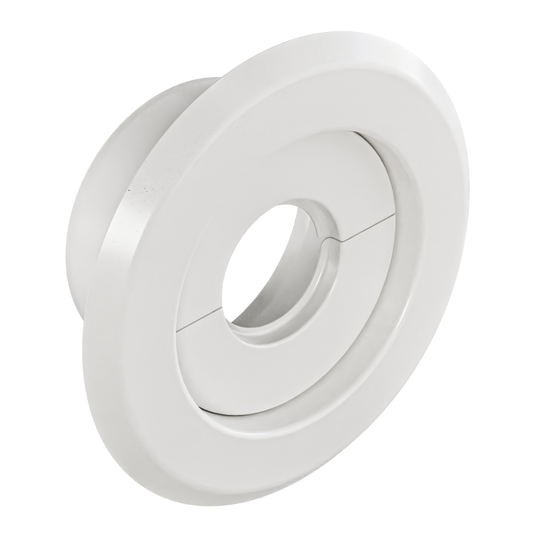 Retrofit Recessed Fire Sprinkler Escutcheon - Available in 1/2" and 3/4" IPS - White, Chrome