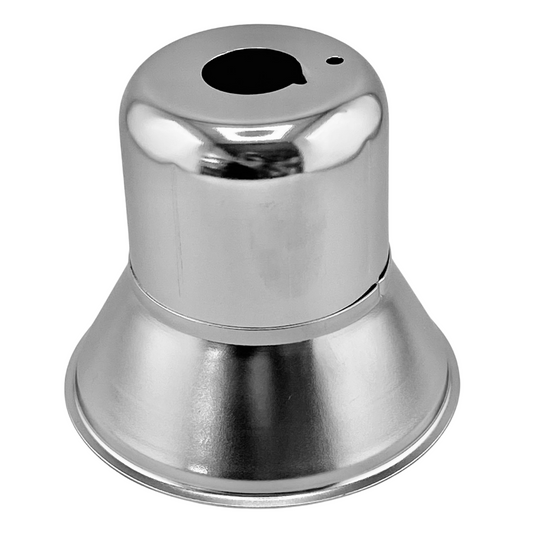 Standard 401 Style Escutcheon Pendant Cup and Skirt Combo - Chrome Plated - 1/2 in IPS - 4 PK
