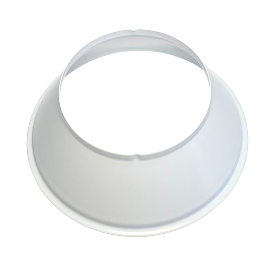 Fire Sprinkler Escutcheon Skirt, Standard 401 Style Escutcheon Pendant Skirt White, Works with Standard 401 Style Cup and Retrofit 2 Piece Cup, Fire Sprinkler Skirt